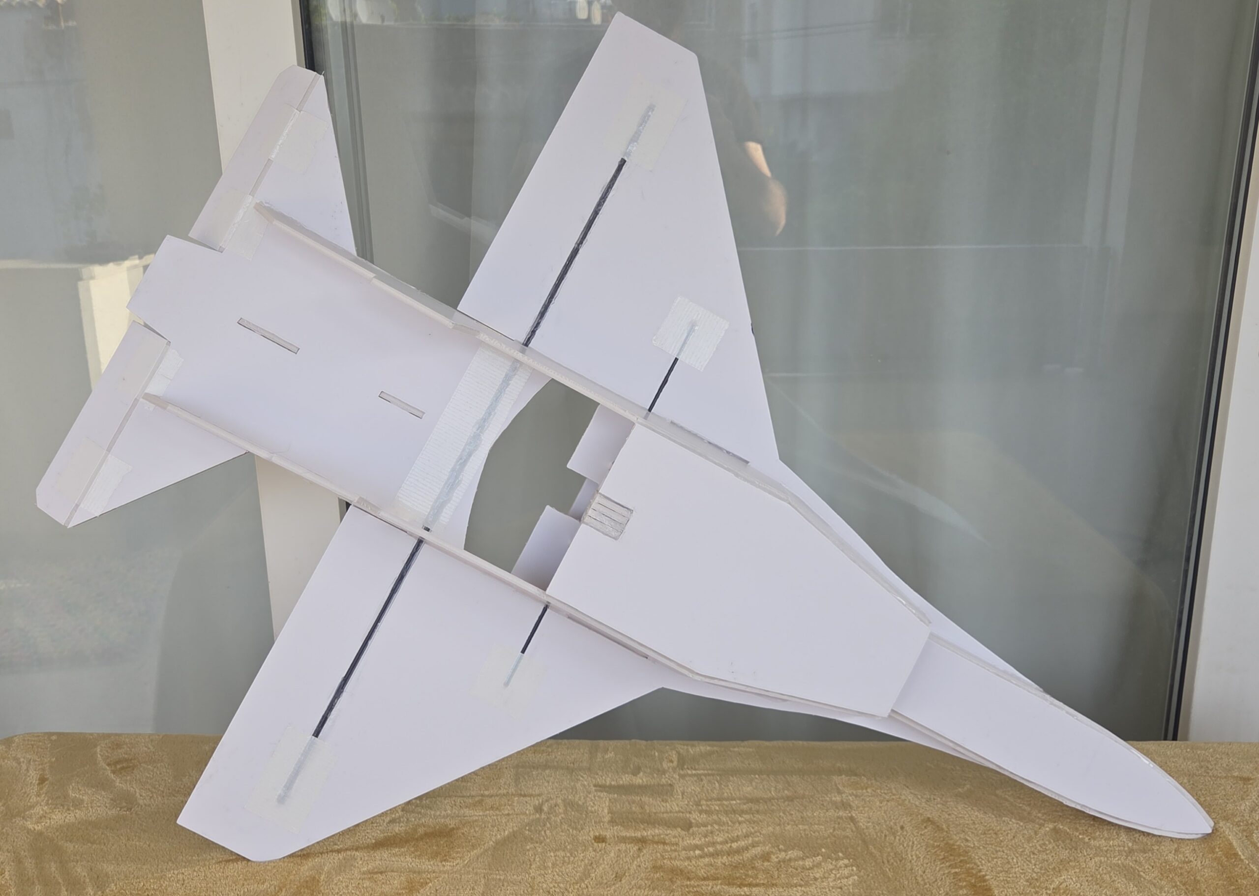 Kuzey RC F-16 Falcon Montajlı Gövde Kit-Elektroniksiz RC Uçak Gövdesi - Görsel 7