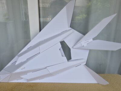 Kuzey RC F-117 Nighthawk Montajlı Gövde Kit